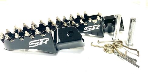 Generic Black Aluminum CRF110 Heavy Duty Rear Dirt Bike Peg Mount and Pegs in Saudi Arabia