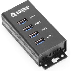 4-Port USB 3.2 Gen 1 Mountable Charging and Data Hub