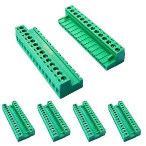 10 مجموعات 5.08 مللي متر الملعب PCB المسمار محطة كتلة موصل 8Pin الذكور والإناث فينيكس نوع التوصيل 300 فولت 15A