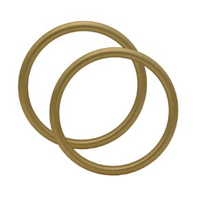Aluminium Baby Sling Rings for Baby Carriers & Slings 3" Large Size Gold Color 1 Pair