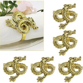 Turtle Napkin Rings Set of 2 Gold Animal Spring/Summer Wedding Party Housewarming Holiday Table Decorations, Coastal Ocean Sea Decorative Set in Box