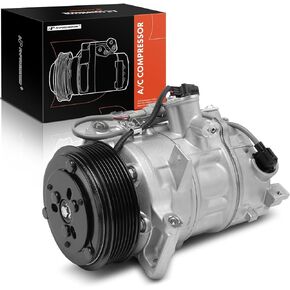 A-Premium Air Conditioner AC Compressor with Clutch Compatible with Infiniti Q50 3.0L 3.7L 2016-2021, Q60 3.0L 2017-2020