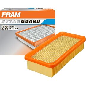 FRAM Extra Guard CA10088 Replacement Engine Air Filter for Select 2006-2011 Hyundai Accent and 2006-2011 Kia Rio (1.6L) Models, Provides Up to 12 Months or 12,000 Miles Filter Protection