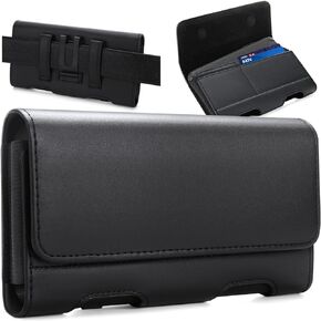 BECPLT Galaxy Z Fold 5 Galaxy Z Fold 4 Holster Case Black Cell Phone Belt Pouch Holster Cover Belt Clip Case Pouch for Samsung Galaxy Z Fold3 5G Galaxy Fold4 5G Galaxy Z Fold2 5G -Black