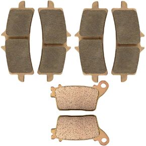 AHL Sintered Front & Rear Brake Pads Set for Suzuki GSXR600 L (Brembo Caliper) 2011-2015 GSXR750 L (Brembo Caliper) 2011-2015 GSXR1000 L (Brembo Caliper) 2012-2015