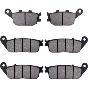 for Kawasaki Ninja 650 (EX 650) 2017-2020, Ninja 650 ABS (EX650) 2017-2020, Ninja 650 KRT (EX 650 KRT) 2017 2018 2019 2020 Motorcycle Front Rear Brake Pads Organic Disc