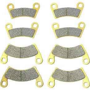 MC Brake Pads for Polaris Ranger XP 1000 2018 2019 2020 2021 2022 - Ranger 1000 Crew 1000 2020-2022 - Ranger Crew XP 1000 2019-2022 (DON'T fit Waterfowl) Front Rear Sintered Copper Brakes MC656F456R