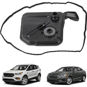 6F35 Automatic Transmission Filter Oil Pan Gasket Kit Compatible with 2012-2020 Ford Escape Fusion Edge Transit Connect Explorer Taurus Lincoln MKC/MKZ/MKT Replaces# BB5Z-7A098A BB5Z7A098E