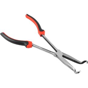 ASOOLL Spark Plug Boot Removal Plier,Round-Mouth High-Voltage Wire Pliers with Non-Slip Insulated Handles,Car High Voltage Wire Clamp Spark Plug Pliers,Spark Boot Remover Tool for Car