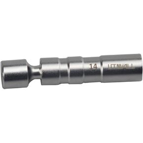 Thin Wall Universal Joint 14mm Spark Plug Socket Magnetic Removal Tool 12pt 95mm Length