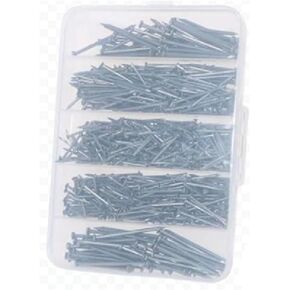 750pcs Hardware Nails Assortment Kit, Picture Hanging Nails, Wood Nails,Small Nailsfor Hanging Pictures,Wood (Nails and Hammer)