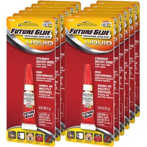 Super Glue - Future Glue Liquid - One 2 Gram Tube - (Pack of 12)