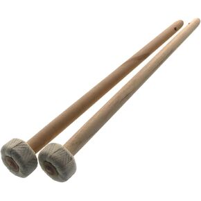 2pcs timpani mallets percussion mallets Gong Hammer percussion timpani stick mallet gongs and drums Component wooden drumstick instrument musical instrument gavel