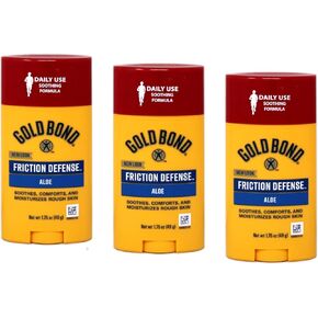 Gold Bond Chafing Defense Anti-Friction Formula, Unscented 1.75 oz (49.6 g)(Pack of 3)