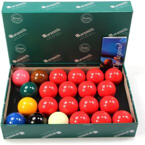 Aramtih, Snooker/Pool Ball Set, Large, 5.23 cm, Premier Set