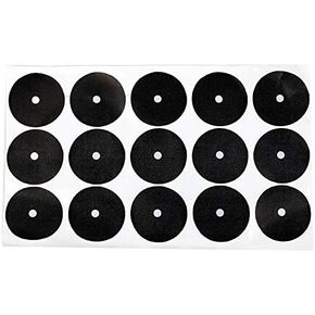 Alomejor Pool Table Spots Billiard Pool Table Ball Marker Position Locator Self Adhesive Billiards Ball Point Stick 15pcs American Serve Point