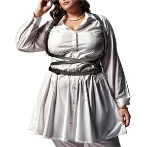 Women Leather Waist Belt for Women, Plus Size Harness for Women, Vest Leather Belt Adjustable Waist Belt, 1XL- 3XL