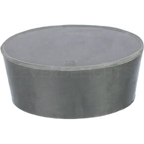 CleverDelights Rubber Stopper — Size 13 — 1 Pack — 58mm x 68mm x 25mm Long — Gray Solid Plug #13