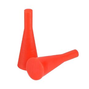 MECCANIXITY Silicone Rubber Tapered Plug 3mm to 8mm Solid Red for Powder Coating, Painting, Anodizing, Plating, Sandblasting, Laboratory Use 30 Pieces