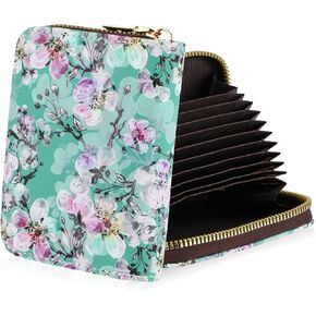 محفظة بطاقات الائتمان بخاصية حجب تحديد الهوية بموجات الراديو، حامل بطاقات صغيرة للنساء من جلد البولي يوريثان، حافظة لبطاقات الهوية، حقيبة للعملات المعدنية، منظم بطاقات العمل in Kuwait