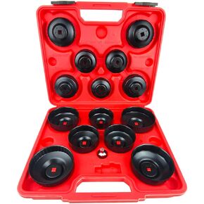 15PCS Oil Filter Wrench Set, Filter Removal Socket Tool Kit for Toyota,Lexus,Mercedes,Audi, Porsche,VW,Mazda,Land Rover,Jaguar,Dodge Ram etc.