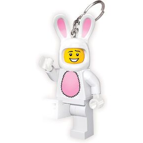 LEGO Iconic Bunny Suit Guy Keychain Light - 3 Inch Tall Figure (KE73H)