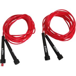 حبل قفز طويل هولندي مزدوج من GISCO PVC (16 قدمًا) للتربية البدنية للياقة البدنية، زجاج صالة الألعاب الرياضية، الاستخدام الشخصي للأطفال والكبار، مجموعة من 2 in Kuwait