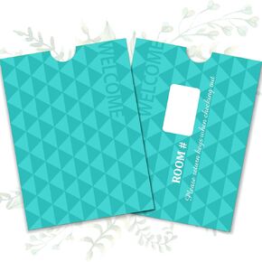 Jutom 1000 Pcs Hotel Envelopes Key Card Holder Sleeves Printed Gift Card Holders Enjoy Your Stay Elegant Style Envelope Sleeve for Business Office, 2.4 x 3.5 Inch(Cute Style)