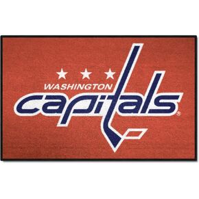 FANMATS 10560 Washington Capitals Ulti-Mat Rug - 5ft. x 8ft. | Sports Fan Area Rug, Home Decor Rug and Tailgating Mat