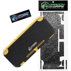 Nintendo Switch Lite Controller Grip, Military Grade Black Rubberized Texture Grip, Compatible with Nintendo Switch Lite Grip Accessories, Sweat Resistant to Enhance Gaming Experience
