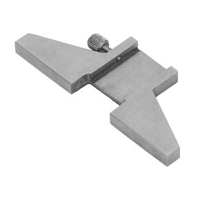 Caliper Depth Base, T Bar Caliper Depth Base, 75mm / 2.95in Stainless Steel Screw Knob High Accuracy Grinding Quenched Depth, Mechanicalcomponents