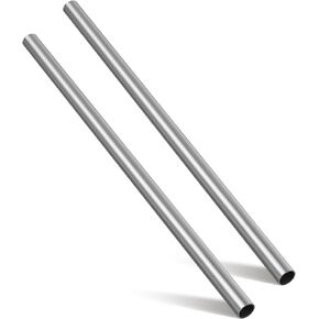 2 pcs 1" OD Stainless Steel Tubing 304 Stainless Steel Tube 16 Gauge 24 Inch Length, Round Metal Tube Industrial Metal Tubing for Home Furnishing, Machinery