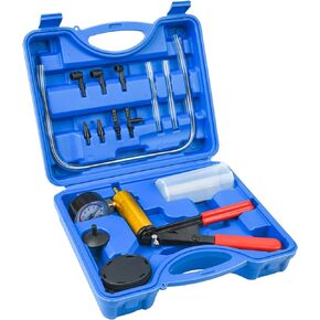 Hand Held Vacuum Pump Brake Bleeder Kit with Hand Vacuum Pump and Adapters One-Man Brake Bleeding System Applyto Bike,Motorcycle, Car, Truck Brake Clutch Bleeder Tool
