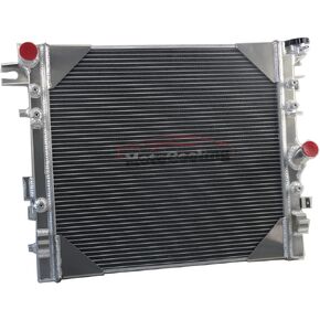 CU2957 مشعاع ألومنيوم 4 صف لسيارة جيب رانجلر JK سبورت فائدة 3.6L 3.8L V6 2007-2018
