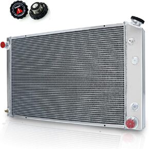 4 Rows Aluminum Performance Radiator for 1973-1991 Chevy C10 C20 C30 K10 K20 K30 Blazer/GMC/Suburban
