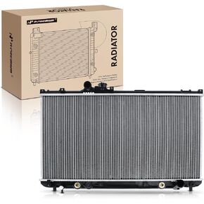 A-Premium Engine Coolant Radiator with Transmission Oil Cooler Compatible with Lexus IS300 2001-2005 L6 3.0L, Replace# 1640046720, 1640046721