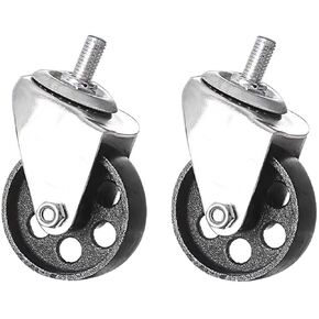 Transmission Jacks Casters, Cast Iron Caster Wheels, Transmission Jack Replacement Parts, Pack of 2