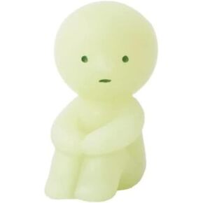 Smiski Hugging Knees ZipperBite Glow in The Dark Zipper Pull