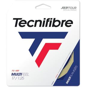Tecnifibre Unisex - Adult Multifeel 12m String Set Nude Tennis String