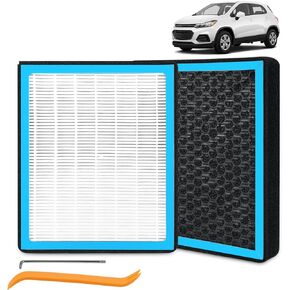 CF10775 Premium Cabin Air Filter Fits Select Buick, Cadillac, Chevy and Saab Models (2010-2022)- Cascada,Lacrosse,Regal,Cruze,Malibu,Sonic...13271190 Passenger Compartment Activated Carbon AC Filter