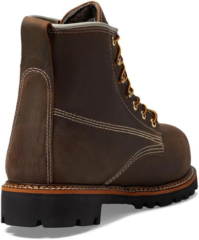 Thorogood American Legacy Series 6" Crazyhorse Nano Toe Waterproof Leather Work Boots for Men with Slip-Resistant Outsole in Kuwait