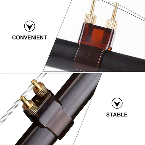 ARTIBETTER 3pcs Violin Fine Tuners Erhu Metal String Adjuster Replacement Parts Assorted Color in Saudi Arabia