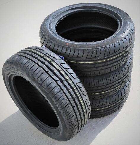 مجموعة من 4 (أربعة) إطارات فورسيوم أوكتا لسيارات الركاب عالية الأداء لجميع المواسم - 225/50R18 225/50/18 225/50-18 99W نطاق التحميل XL 4-Ply BSW جدار جانبي أسود UTQG 400AA in Kuwait