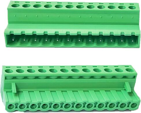 10 مجموعات 5.08 مللي متر الملعب PCB المسمار محطة كتلة موصل 8Pin الذكور والإناث فينيكس نوع التوصيل 300 فولت 15A in Saudi Arabia