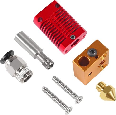 Ender 3 Hotend Extruder, Assembled Metal Hotend Kit 3D Printer Assembled Extruder Parts Compatible with Ender 3 Ender 3 V2 and Ender 3 Pro CR-10 in Saudi Arabia