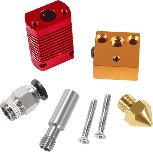 Ender 3 Hotend Extruder, Assembled Metal Hotend Kit 3D Printer Assembled Extruder Parts Compatible with Ender 3 Ender 3 V2 and Ender 3 Pro CR-10 in Saudi Arabia