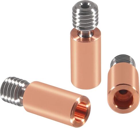 3Pcs Bi-Metal Heatbreak Heat Break CR10 Temperature Throat for V6 Hotend Heater Block for 3D Printer 1.75MM Filament Smooth in Saudi Arabia