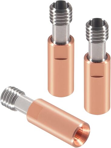 3Pcs Bi-Metal Heatbreak Heat Break CR10 Temperature Throat for V6 Hotend Heater Block for 3D Printer 1.75MM Filament Smooth in Saudi Arabia