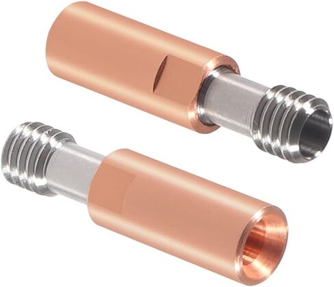 3Pcs Bi-Metal Heatbreak Heat Break CR10 Temperature Throat for V6 Hotend Heater Block for 3D Printer 1.75MM Filament Smooth in Saudi Arabia