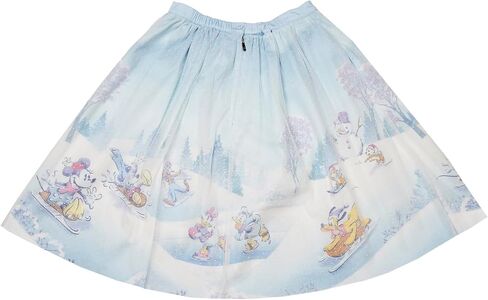 STITCH SHOPPE DISNEY WINTER MICKEY AND FRIENDS TULLE OVERLAY SKIRT SMALL in Saudi Arabia